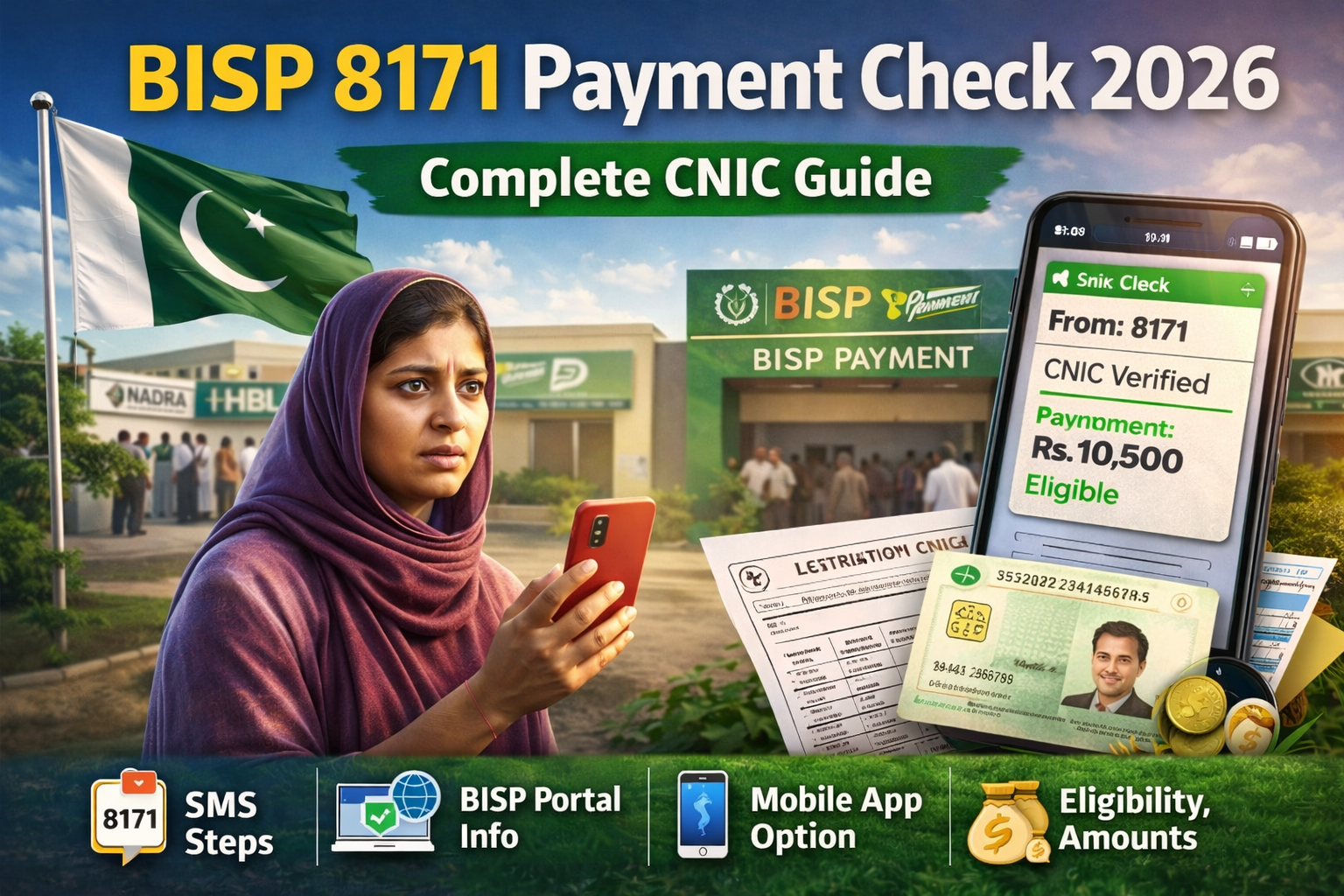 BISP 8171 Payment Check 2026 — Complete CNIC Guide