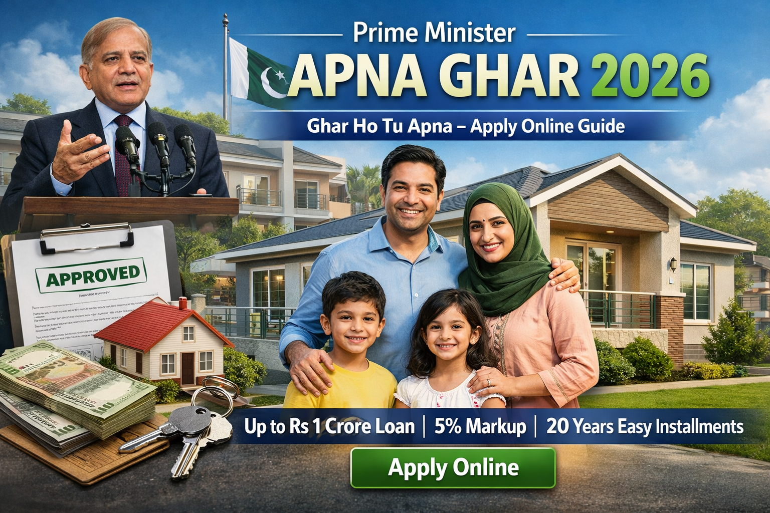 Prime Minister Apna Ghar Program – Ghar Ho Tu Apna: Complete Guide 2026