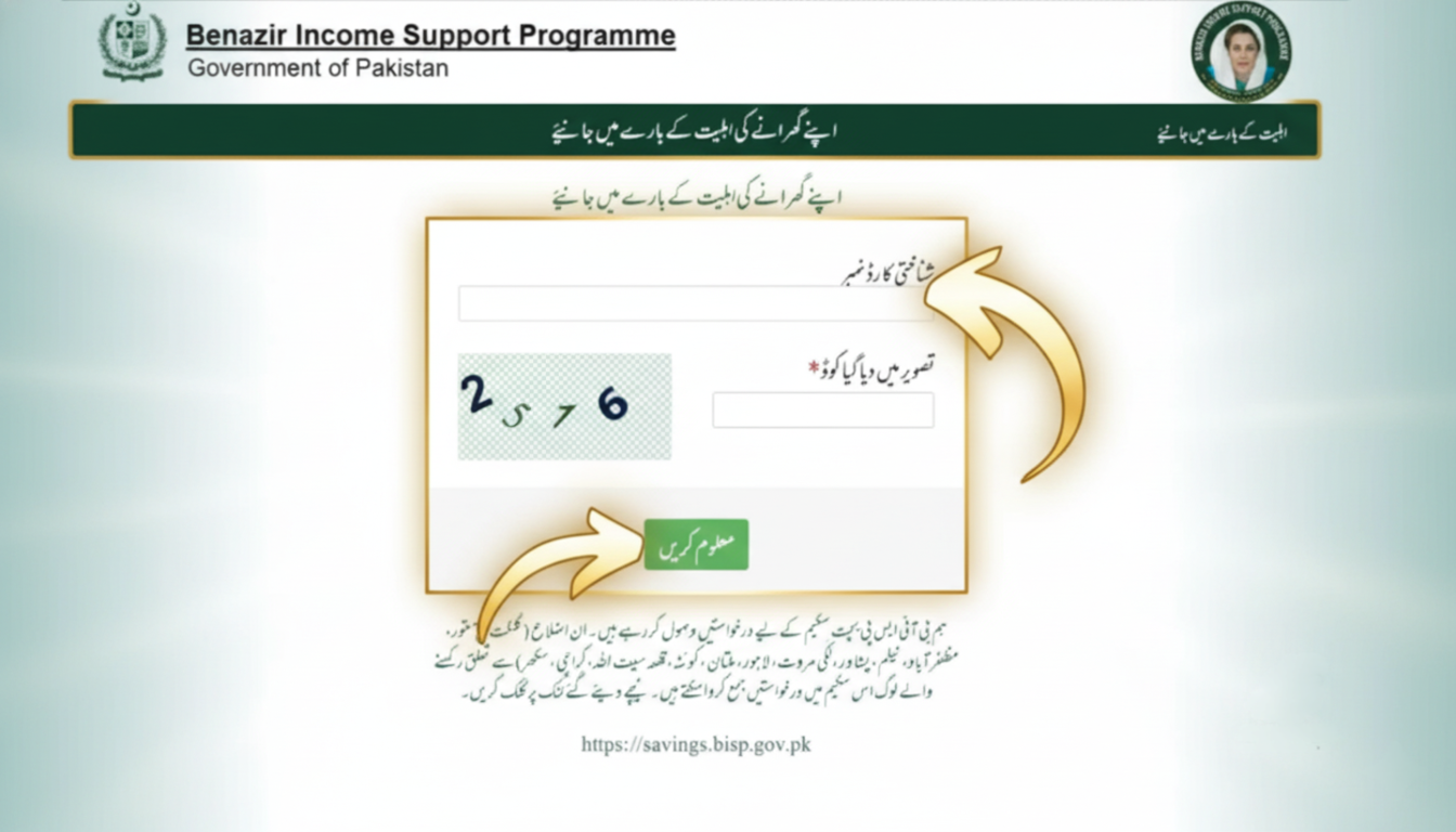 Check BISP 8171 Payment Status Online