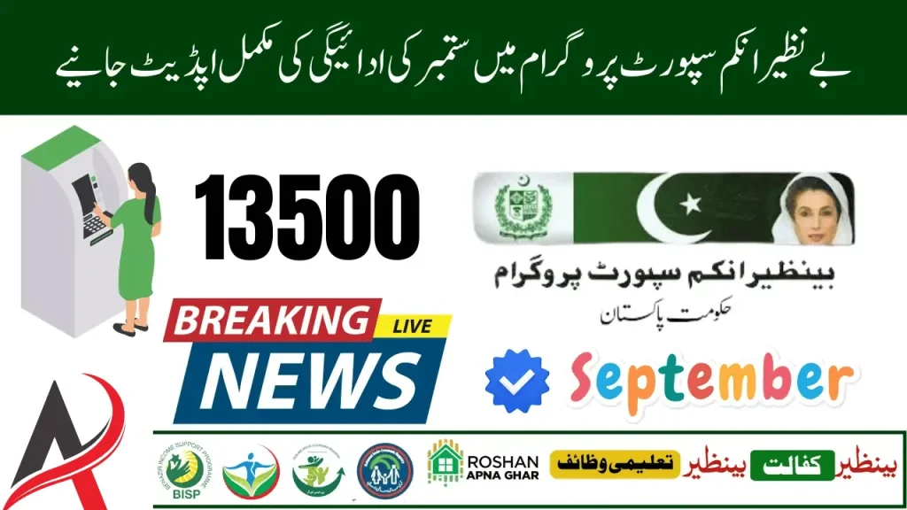 BISP 8171 September 2025 Payment Rs 13,500 Latest Update