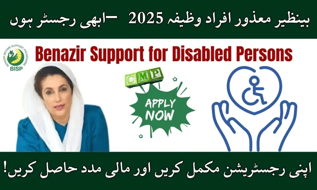 Benazir Support for Disabled Persons Program 2025