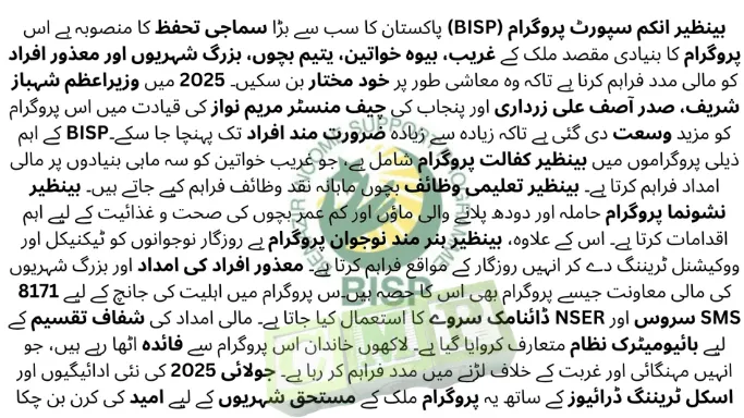 How to Check Your Eligibility for Ehsaas 8171 Program