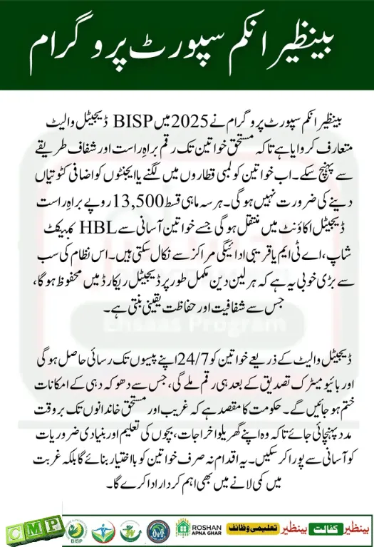 Introduction – BISP Digital Wallet 2025