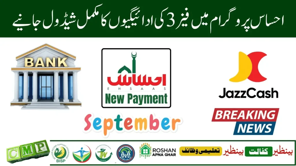 8171 Ehsaas Program Phase 3 Payments September 2025 Guide