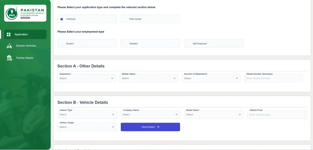 Step 4: Provide Personal and Vehicle Details