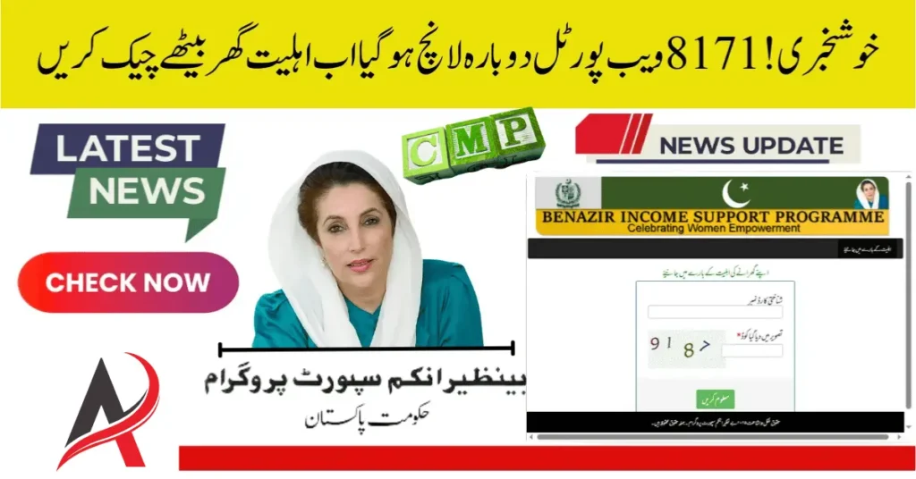 8171 Web Portal Relaunched 2025 – Check Rs. 13,500 Payments